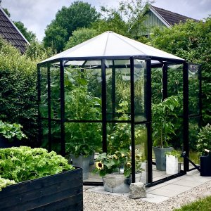 Växthus Merkurius - 3,7 m² + Växthusbord